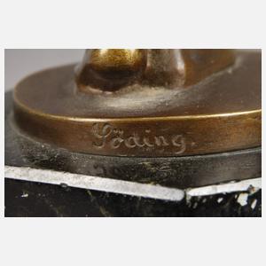 C. A. Söding, weiblicher Akt mit Seifenblasen