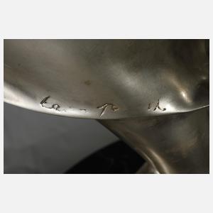 Große Jugendstilbronze " Die Keuschheit"