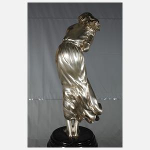 Große Jugendstilbronze " Die Keuschheit"