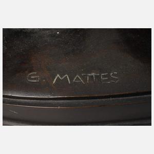 Georg Mattes, schlafender weiblicher Akt