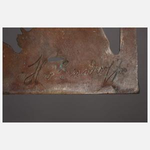 Buchstützen mit Kind und Fröschen