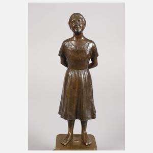 Dorfjunge und Mädchen