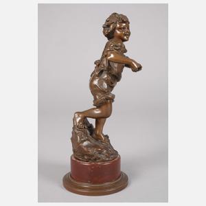 Carl Kauba, spottender Junge