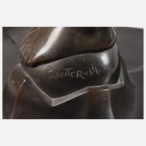 Peter Winter-Heidingsfeld, Jüngling mit Spiegel