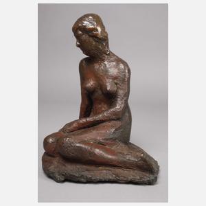 Sitzender weiblicher Akt