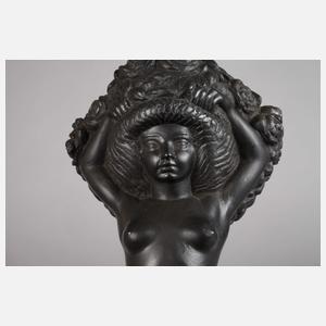 Hedwig Ostertag, kniender weiblicher Akt