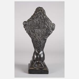 Hedwig Ostertag, kniender weiblicher Akt