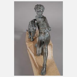 Max Le Verrier, "Mowgli and the Panther Bagheera"