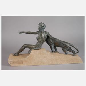 Max Le Verrier, "Mowgli and the Panther Bagheera"