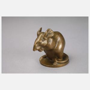 Wilhelm Krieger, Tierplastik Maus