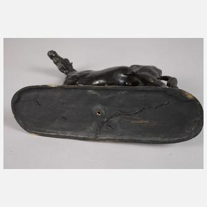 Gaston D'Illiers, stehendes Pferd "sous-off"