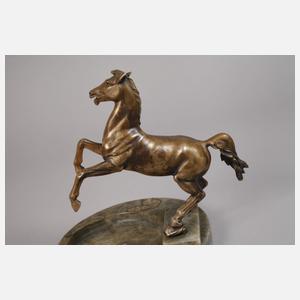 Sachsenross auf Onyxschale