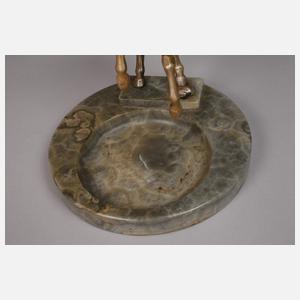 Sachsenross auf Onyxschale