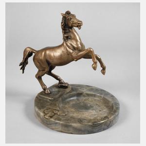 Sachsenross auf Onyxschale