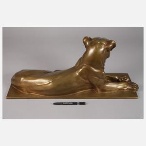 Rudolf Pauschinger attr., große liegende Löwin