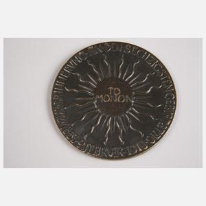 Plakette Herrenportrait