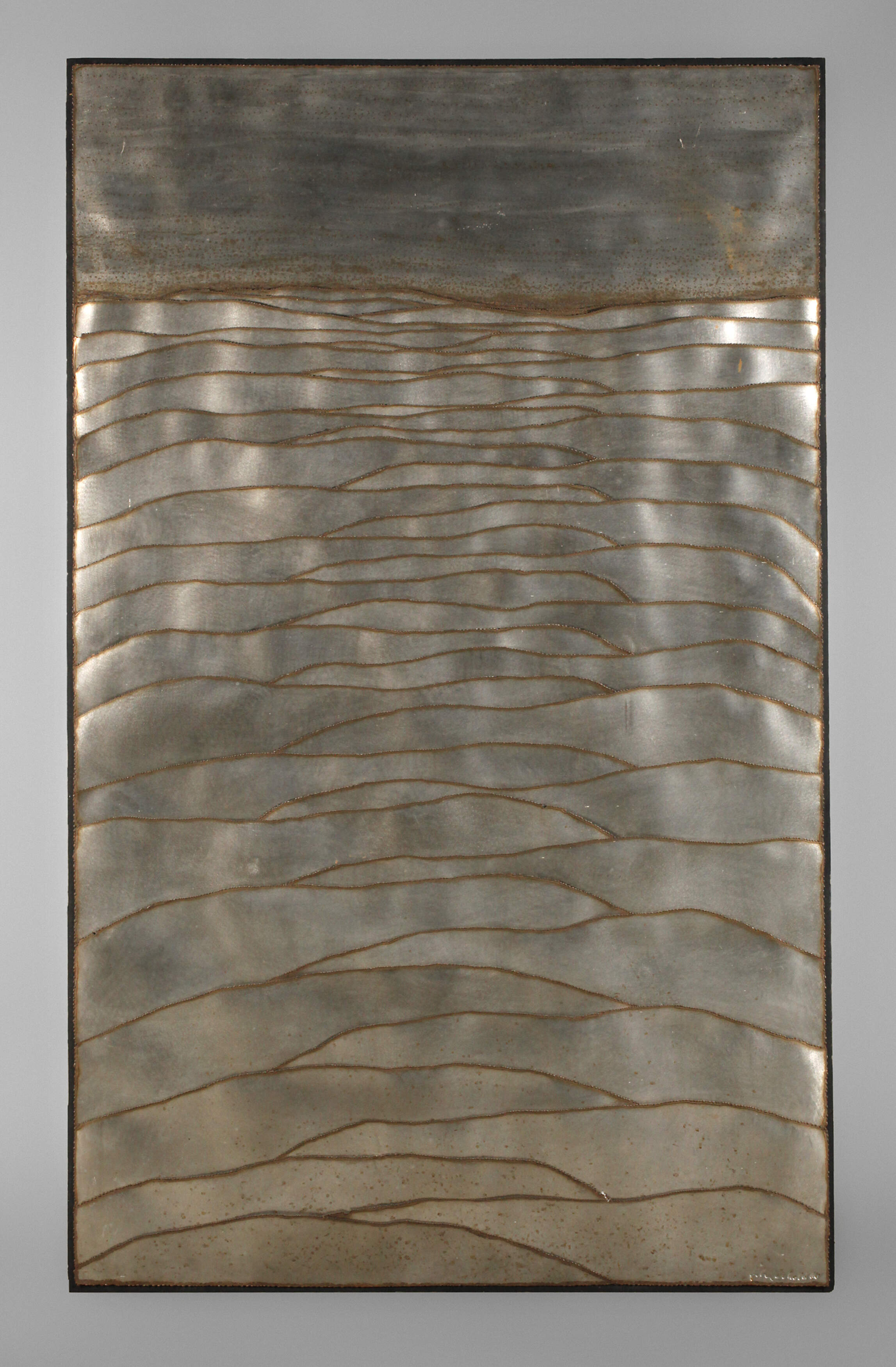 Jorge Machold, Metallskulptur "Wellen"