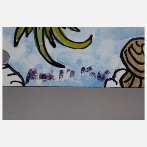 Moritz Götze, Emailleschild