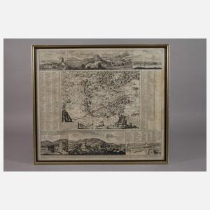 Karte Böhmen und Mähren/Tschechien - Karlsbad