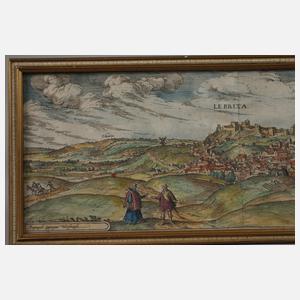 Konvolut historische Stadtansichten