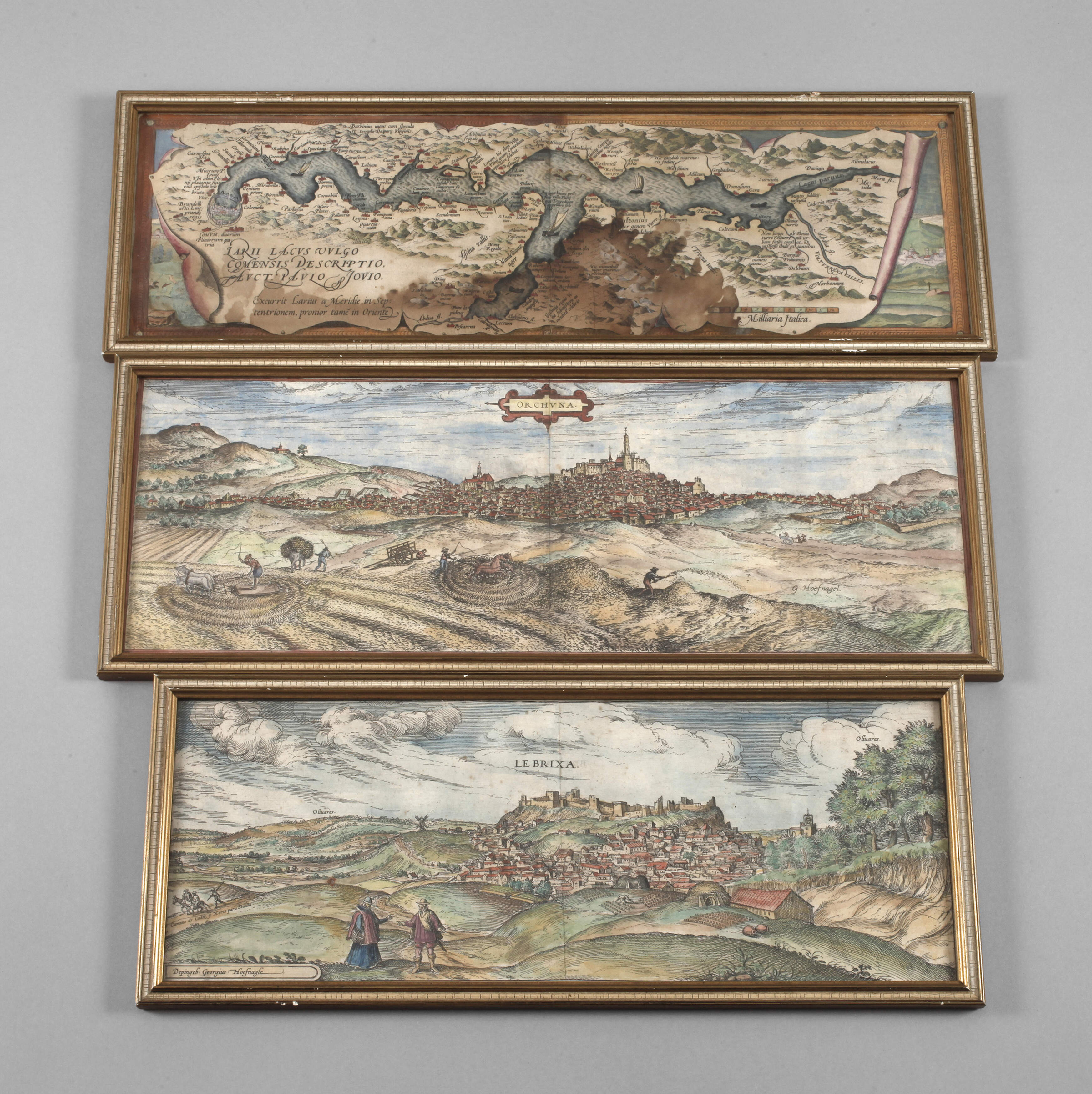 Konvolut historische Stadtansichten