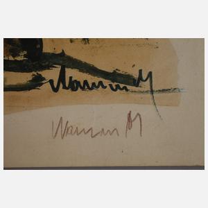 Maurice de Vlaminck, Dampfschiff in der Schleuse