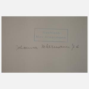 Prof. Max Ackermann, "Glückliche Begegnung III"