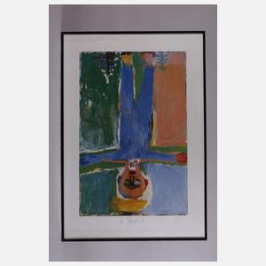 Prof. Georg Baselitz, signierter Offsetdruck