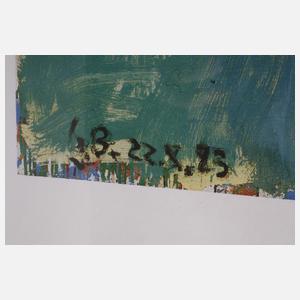 Prof. Georg Baselitz, signierter Offsetdruck