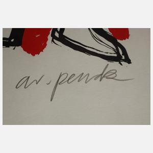 AR Penck, Nashorn und Frau