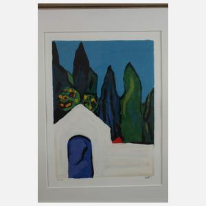 Amos Yaskil, Zwei mediterrane Dorfansichten