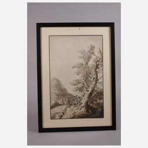 Jakob Philipp Hackert, Alter Baum am Wegesrand