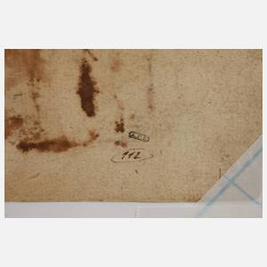 Altmeisterzeichnung, Rembrandt/ Werktstatt attr.