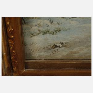 Willem Bodeman, attr., Ein Wintertag