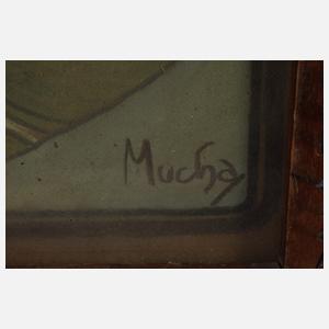 Alfons Mucha, zu Vier Tageszeiten – Abendträumerei