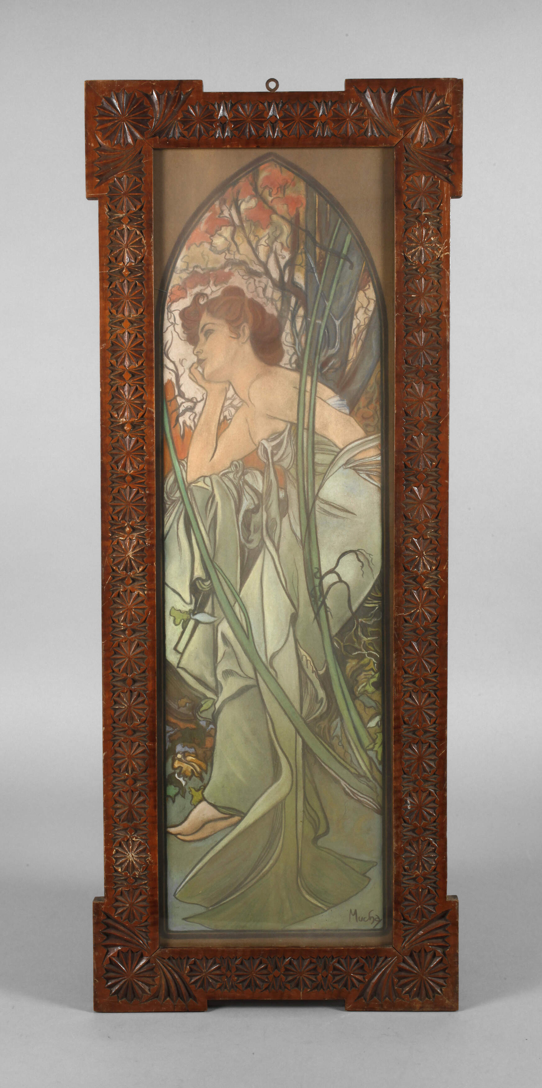 Alfons Mucha, zu Vier Tageszeiten – Abendträumerei