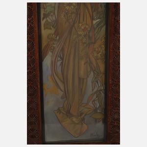 Alfons Mucha, zu Vier Tageszeiten – Tagesschein