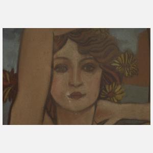 Alfons Mucha, zu Vier Tageszeiten – Tagesschein