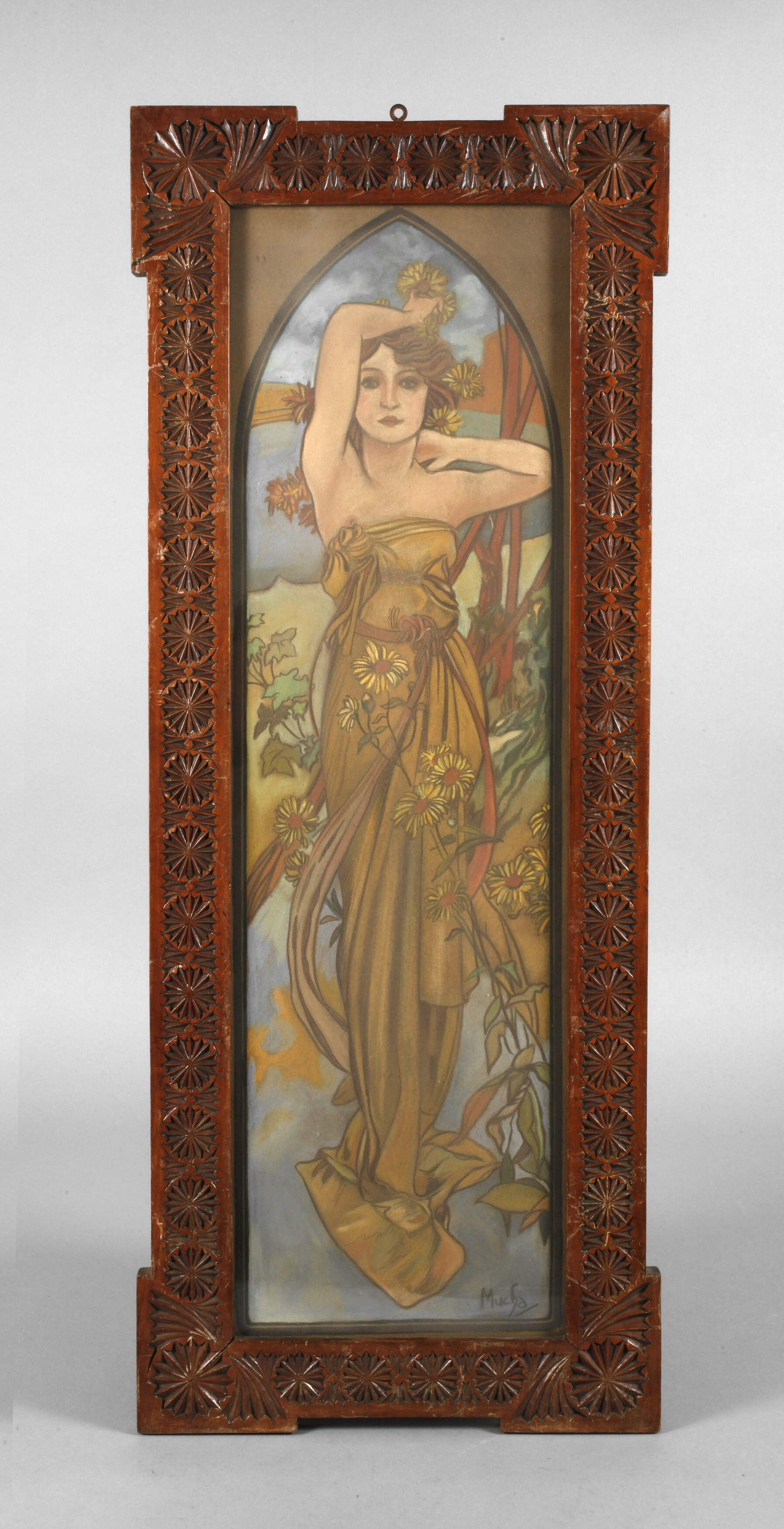 Alfons Mucha, zu Vier Tageszeiten – Tagesschein