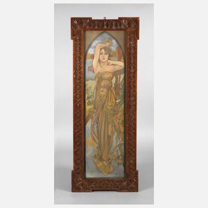 Alfons Mucha, zu Vier Tageszeiten – Tagesschein