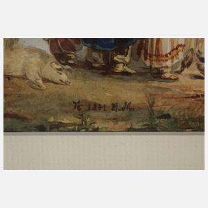 Monogrammist E.M., Neapolitanische Szene