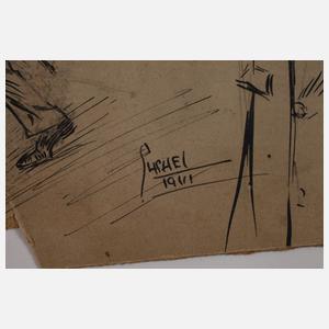 Edward Cucuel, Szene am Abend