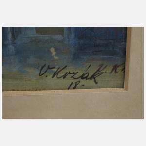 Václav Kózak, Prag im Abendlicht