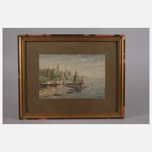 Alb. Muller-Dieudonné, Ansicht Benares/Indien