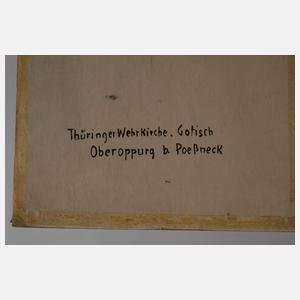 Willy Müller-Gera, Wehrkirche Oberoppurg