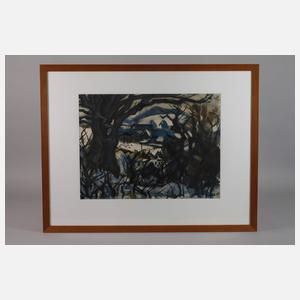 Curt Querner, abstrakte Landschaft