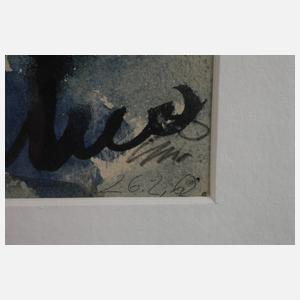 Curt Querner, abstrakte Landschaft