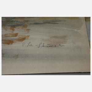 Prof. Ernst Schumacher, Sammlung Aquarelle