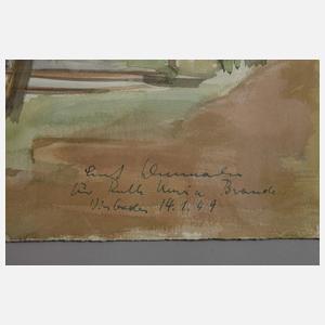 Prof. Ernst Schumacher, Sammlung Aquarelle