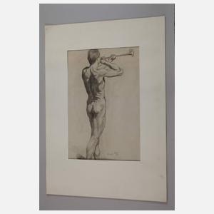 Louis Seel, Akt mit Posaune